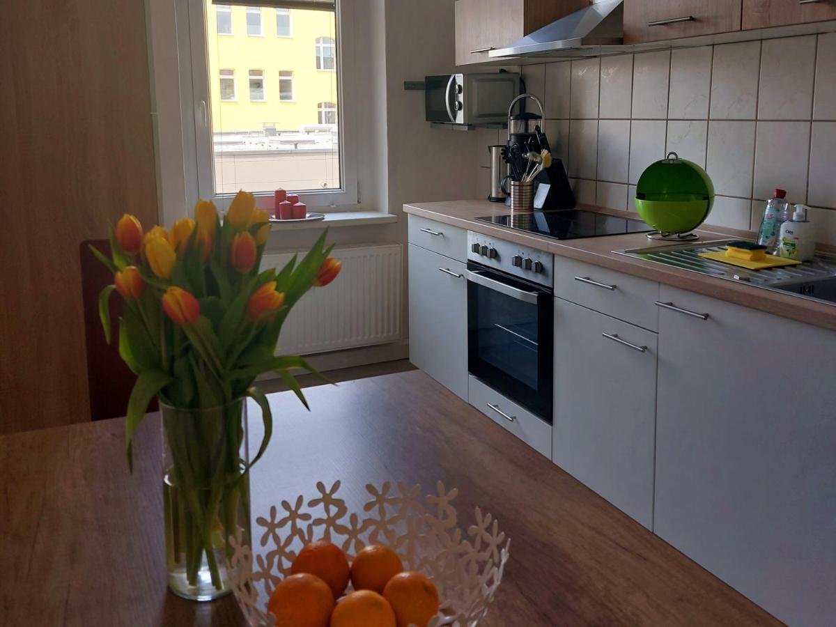 Schoene Zwei-Zimmer-Wohnung "W2" Mit 4 Einzelbetten Und Wlan In Zwenkau Bei Leipzig Im Neuseenland Εξωτερικό φωτογραφία